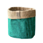 Sizo Waterproof Jute Plant Bag 25 cm Petrol