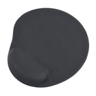 Gembird Mouse Pad With Gel Wrist Rest Black