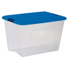 Iris Topbox Storage Box 60L 57.5X39X36.5 Cm Blue/Transparent