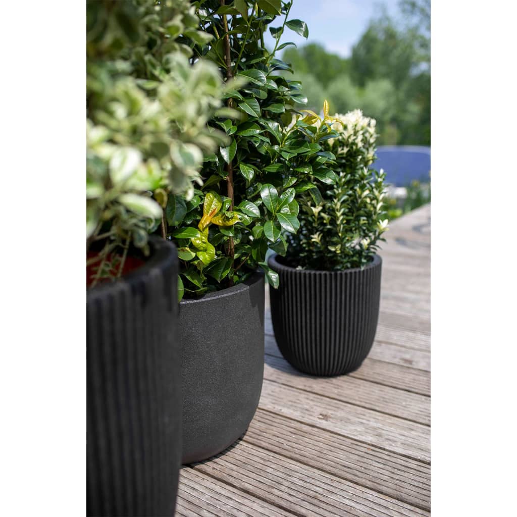 Bloempot Urban Smooth 43x41 cm zwart KBL933 43 x 41 cm