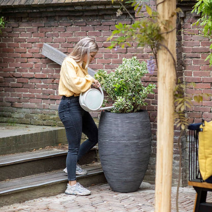 Capi Bloempot Nature Rib Elegant Deluxe 45 x 72 cm Antraciet