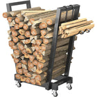 Ceruzo Log Rack - Mobile - Metal