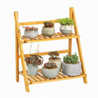 Plantenrek bamboe 50x28x54 cm