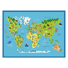 Intrada Play Mat World Map 90X120 Cm Polyamide
