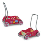 Simply For Kids Wooden Push Cart Pink