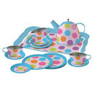 Simply For Kids Tin Tea Set Confetti With Case