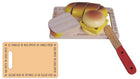 Houten brood snijset met mesje