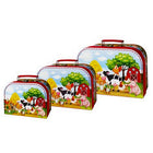 Simply For Kids 3-Piece Farm Suitcase Set
