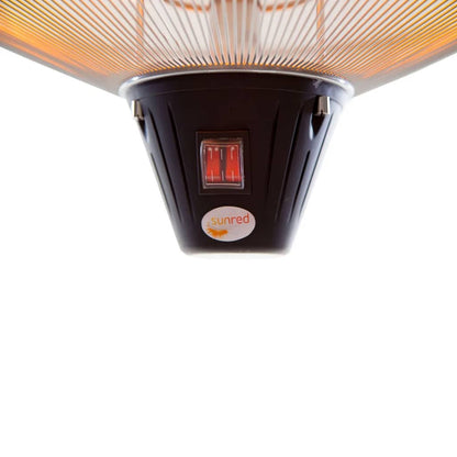 Sunred Hangende Verwarmer Sirius 2100 W Halogeen Ce09 Zilver