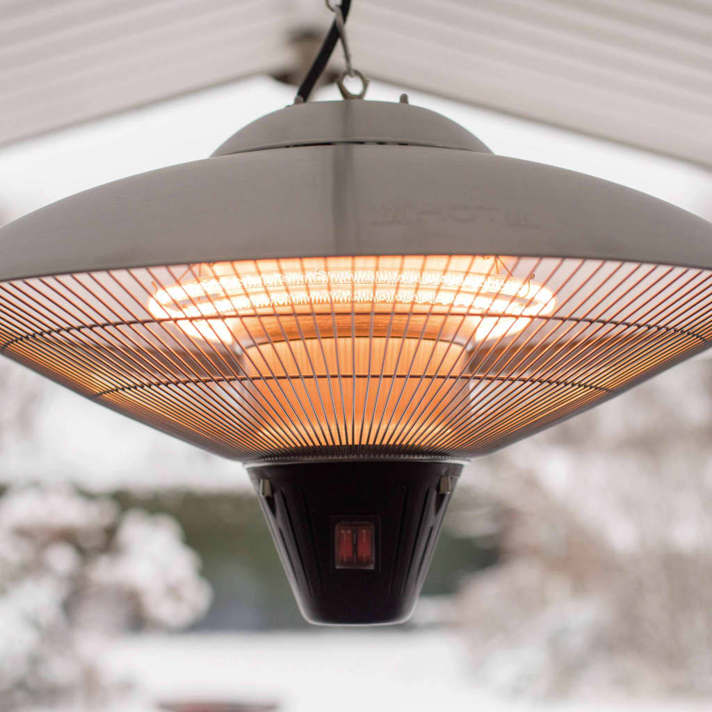 Sunred Hangende Verwarmer Sirius 2100 W Halogeen Ce09 Zilver