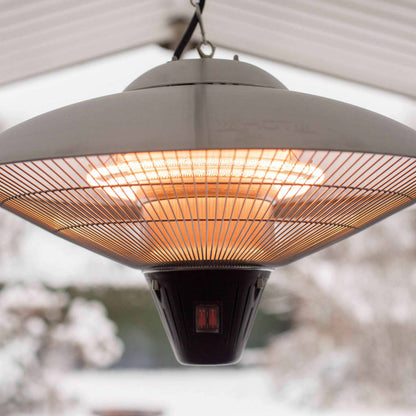 Sunred Hangende Verwarmer Sirius 2100 W Halogeen Ce09 Zilver