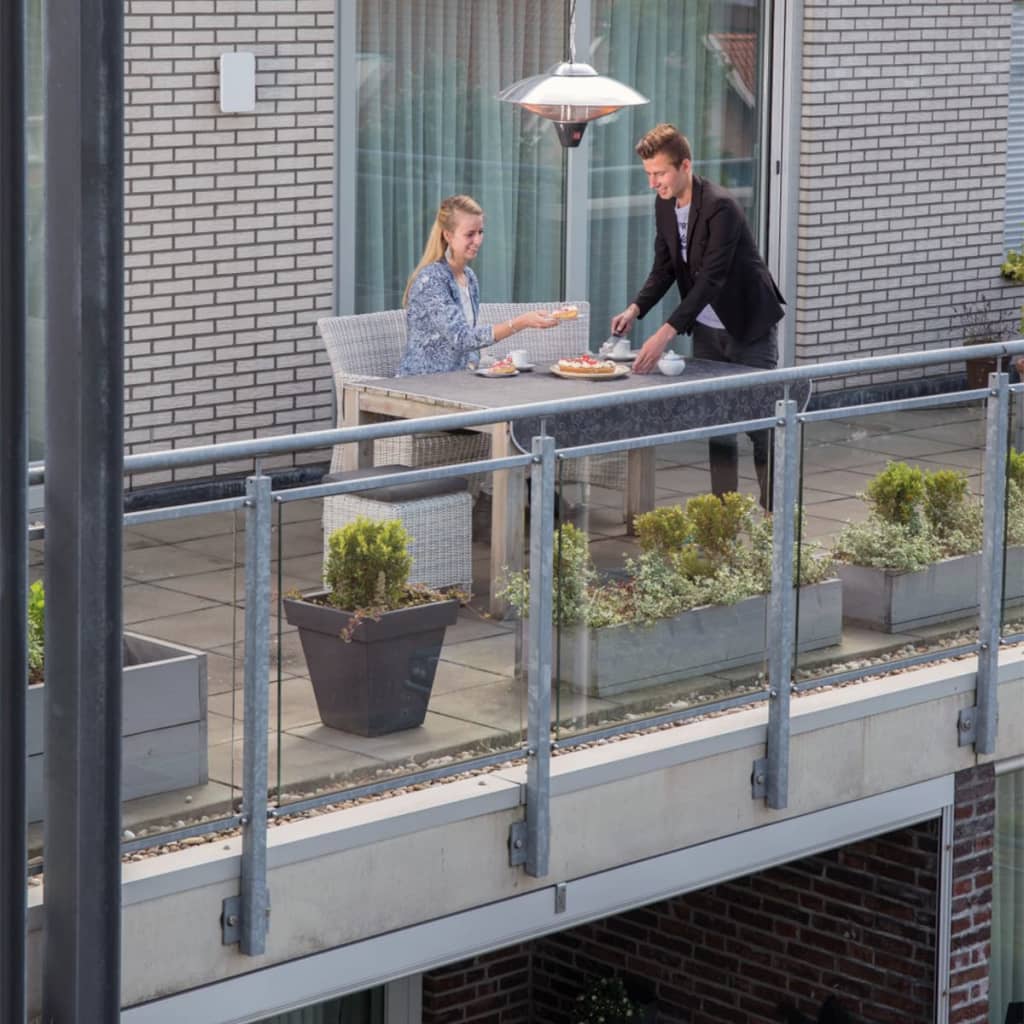 Sunred Hangende Verwarmer Sirius 2100 W Halogeen Ce09 Zilver