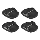 Stabilisatievoeten caravan 4 stuks zwart