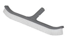 Zwembadborstel grijs PVC