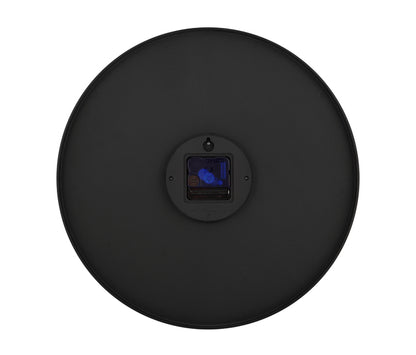 Nextime Ne-3004 Wandklok Dia. 39 Cm, Plastic, 3D, Grijs, 'La Ville'