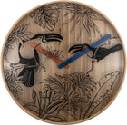 Nextime Ne-3230 Wall Clock Tropica Ø40 Wood