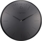 Nextime Ne-3235Zw Wall Clock Glamour Ø40 Metal Black