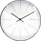 Nextime Ne-3506Wi Wall Clock Big Stripe Ø20 Glass White