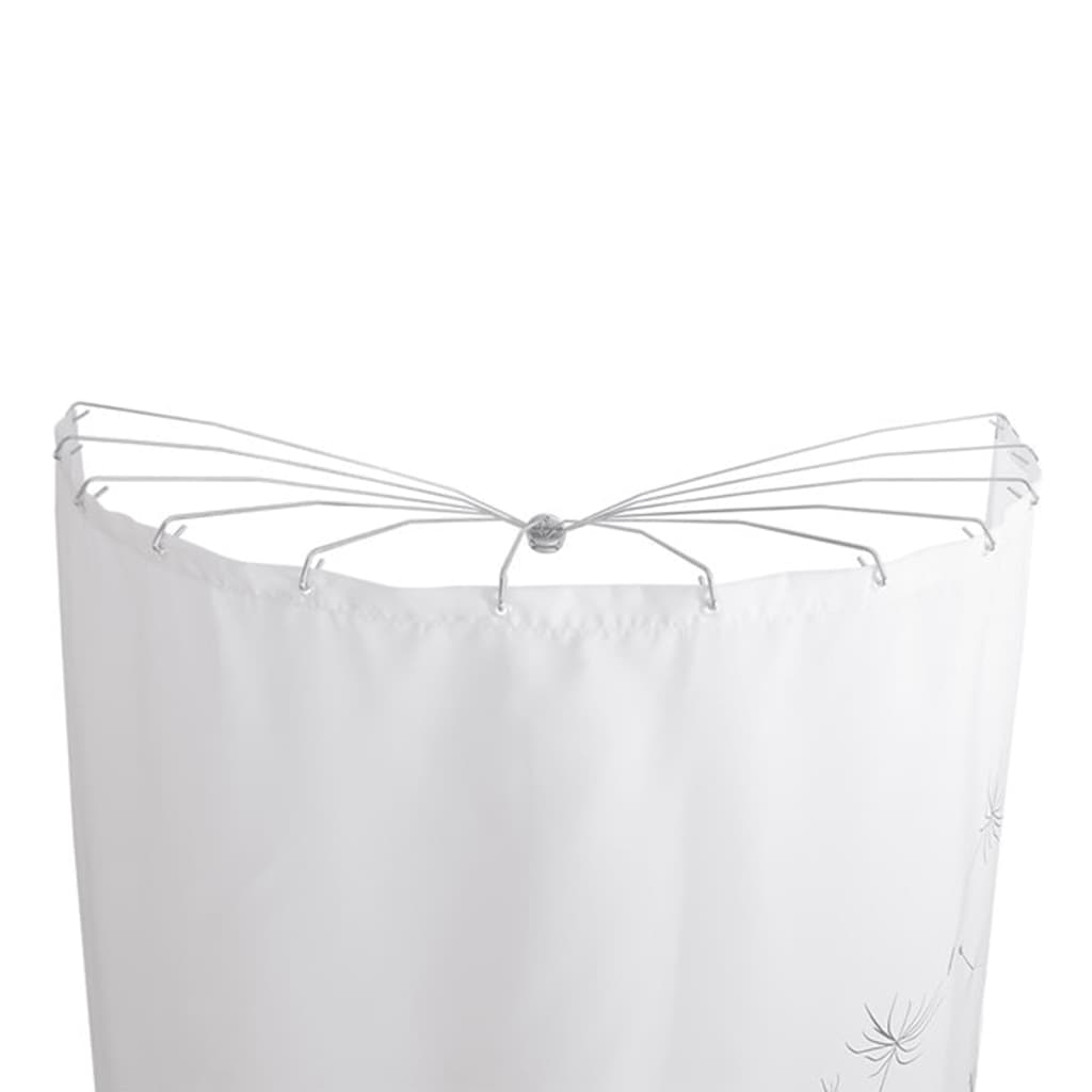 Sealskin Douchegordijnstang Umbrella Hoekmodel Chroomkleurig