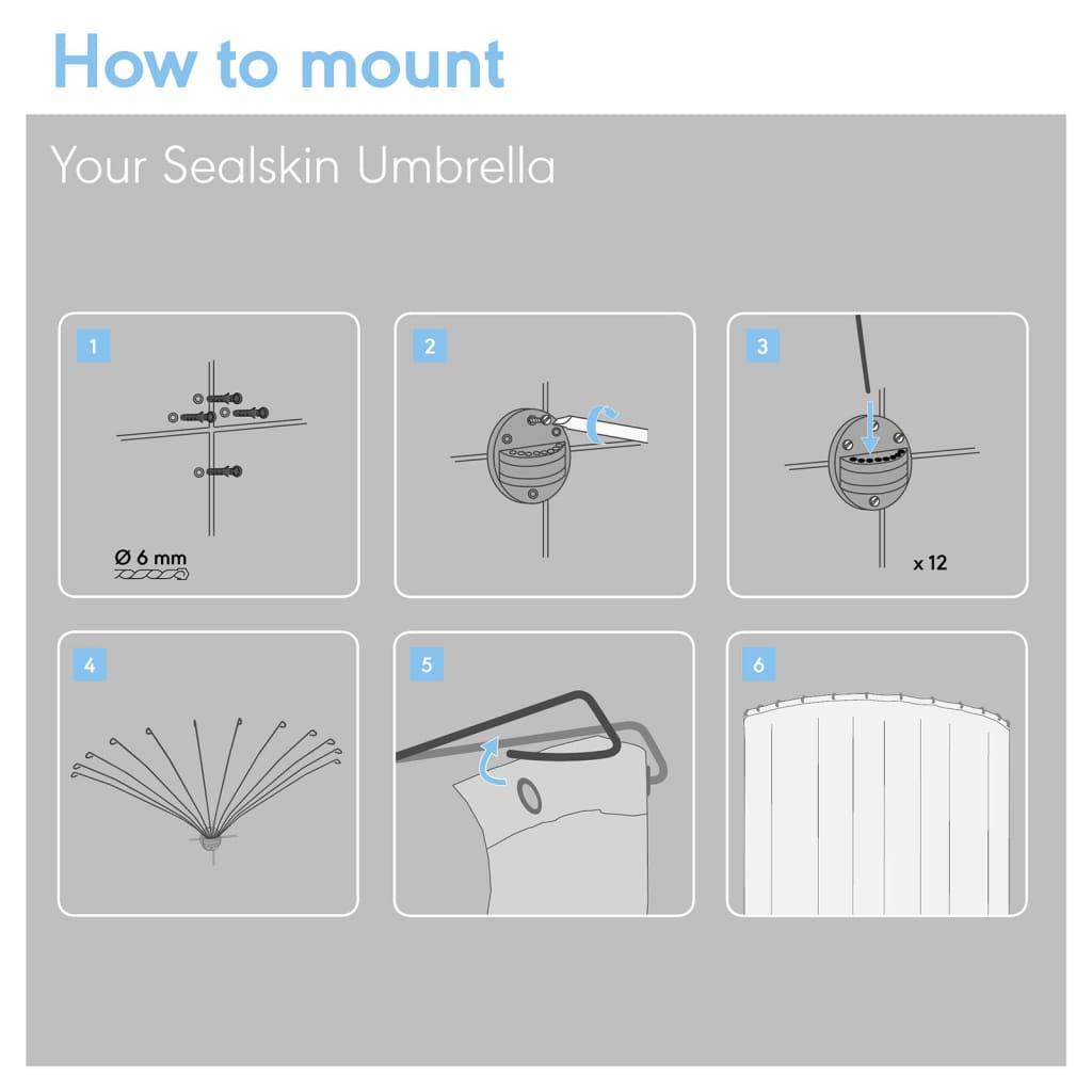 Sealskin Douchegordijnstang Umbrella Hoekmodel Chroomkleurig