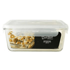 Dutch Rose Amsterdam Glass Food Storage Container With Lid 2L White