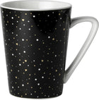 Dutch Rose Loft Black-White Mug Black With Glitter 31 Cl