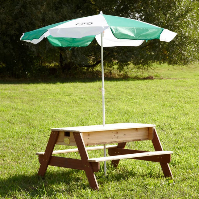 Axi Water/Zand Picknicktafel Nick Met Parasol