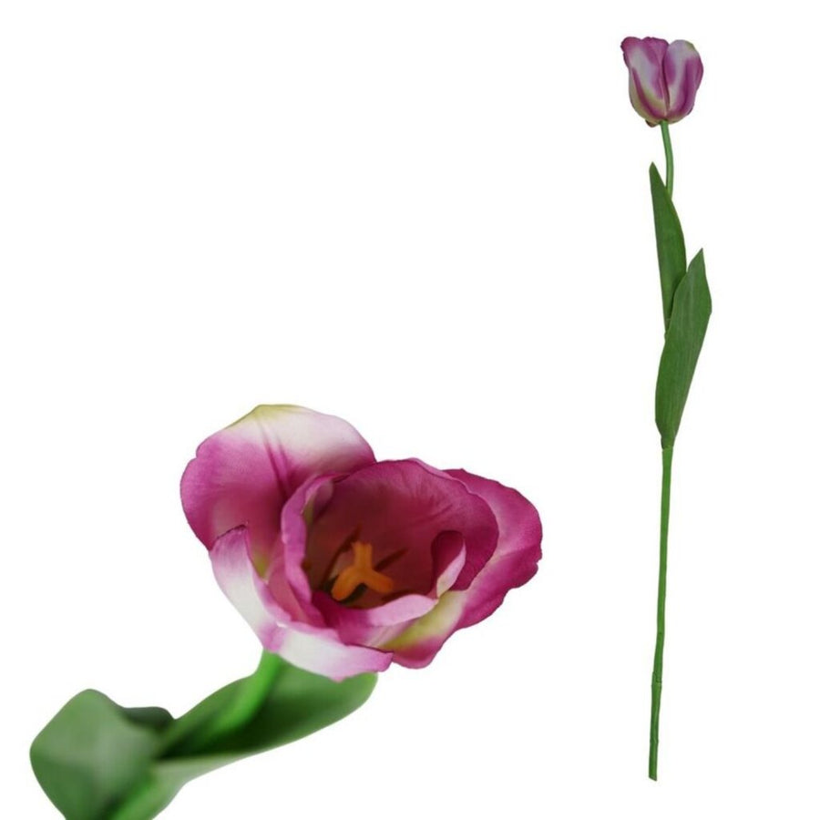 Diversen Kunstbloem Tulipa Paars 83Cm