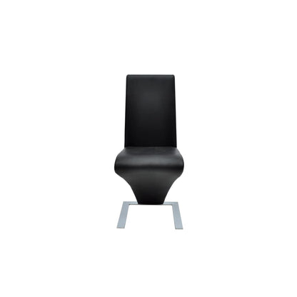 Eetkamerstoelen Kunstleer Zwart