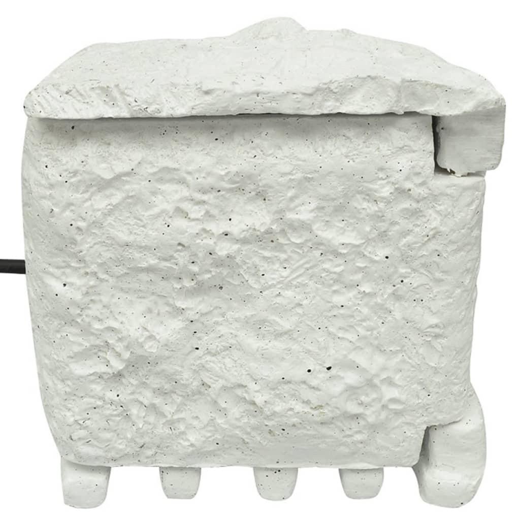 Tuinstopcontact Ingangen Waterproof Resin 4 Wit Normaal