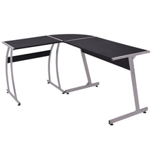 Hoekbureau L-Vormig Zwart
