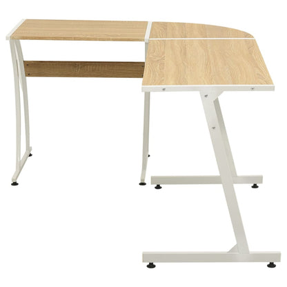 Hoekbureau L-Vormig Hout Eiken