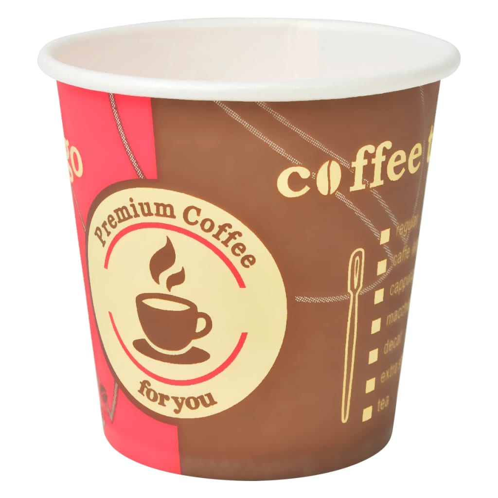 Wegwerp Koffiebekers Papier 120 Ml (4 Oz) 1000 St
