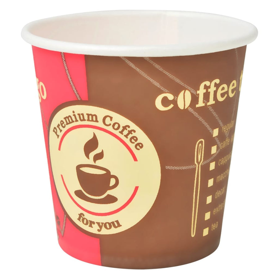 Wegwerp Koffiebekers Papier 120 Ml (4 Oz) 1000 St
