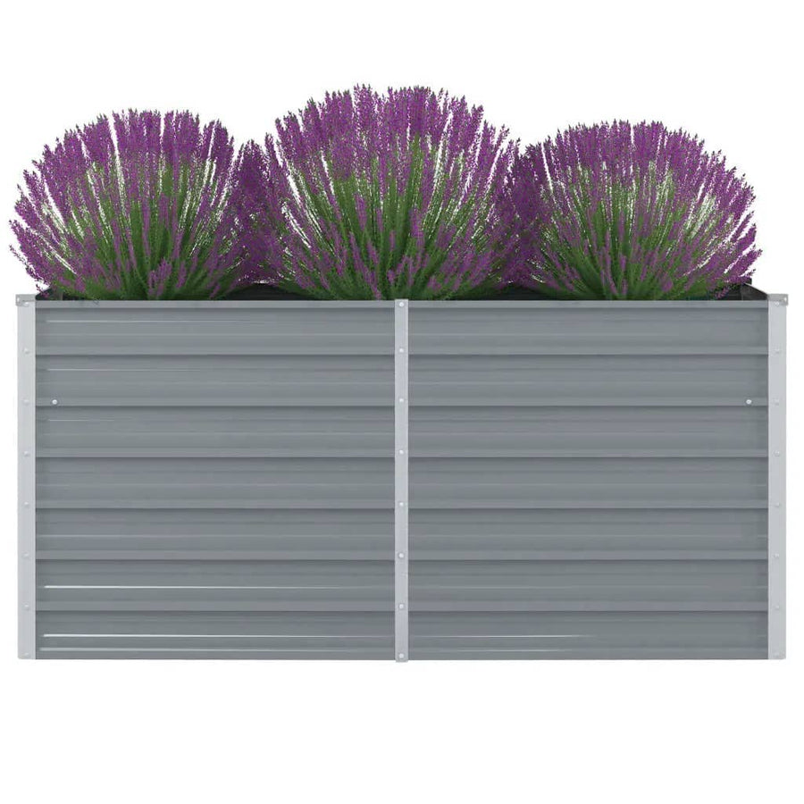 Plantenbak Verhoogd Gegalvaniseerd Staal 160 x 80 x 77 cm