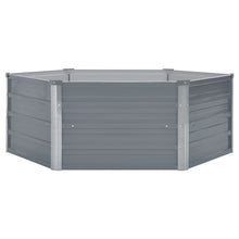 Plantenbak Verhoogd 29X29X46 Cm Gegalvaniseerd Staal Grijs