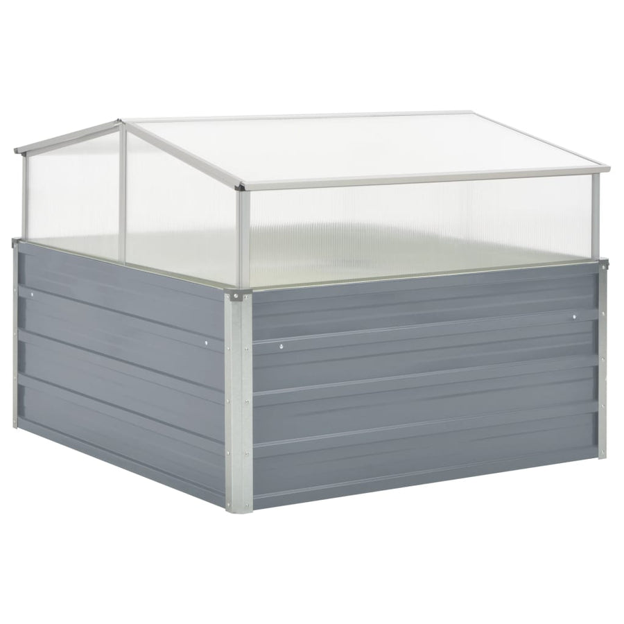 Tuinkas 00X00X85 Cm Gegalvaniseerd Staal Grijs