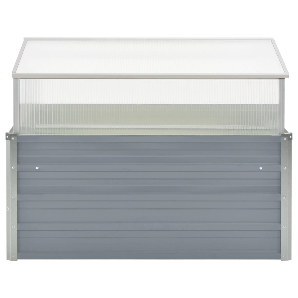 Tuinkas 00X00X85 Cm Gegalvaniseerd Staal Grijs