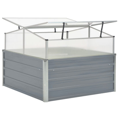 Tuinkas 00X00X85 Cm Gegalvaniseerd Staal Grijs