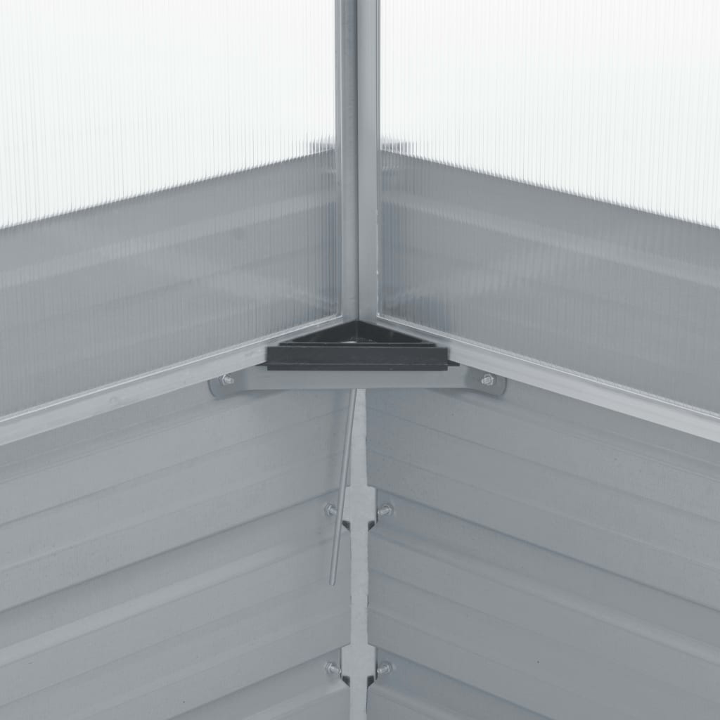 Tuinkas 00X00X85 Cm Gegalvaniseerd Staal Grijs