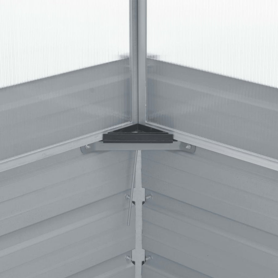 Tuinkas 00X00X85 Cm Gegalvaniseerd Staal Grijs