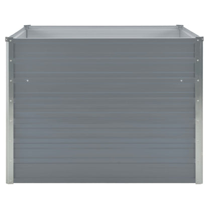 Plantenbak Verhoogd 00X00X77 Cm Gegalvaniseerd Staal Grijs