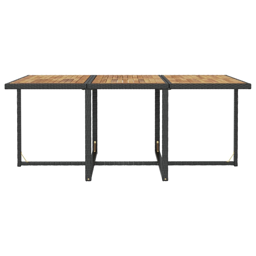 1 Tuinset Met Kussens Poly Rattan Zwart En Bruin 1