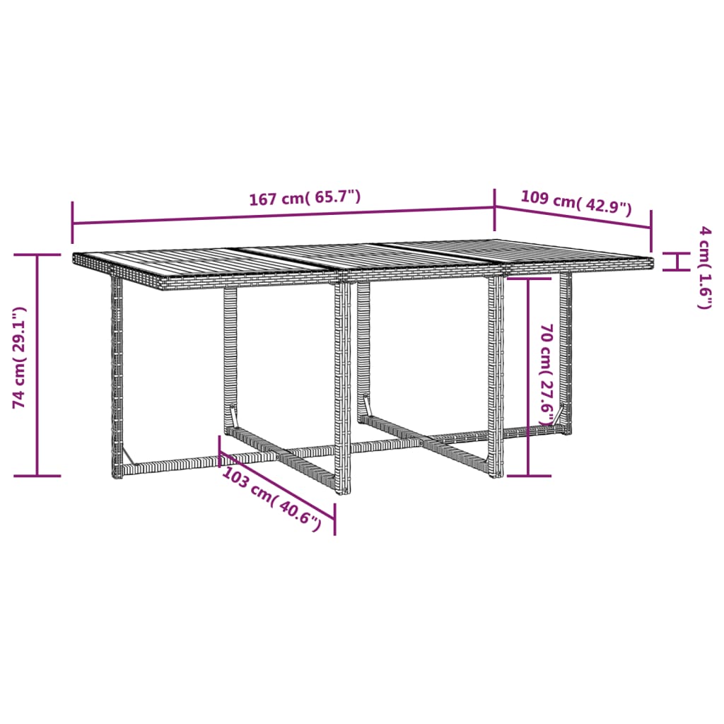 1 Tuinset Met Kussens Poly Rattan Zwart En Bruin 1