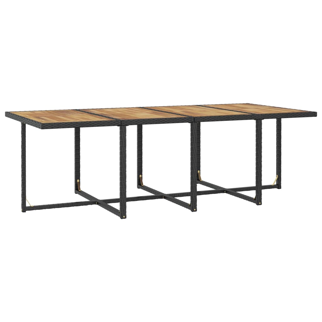 13-Delige Tuinset Met Kussens Poly Rattan Zwart En Bruin 1