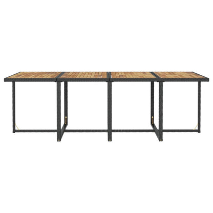 13-Delige Tuinset Met Kussens Poly Rattan Zwart En Bruin 1