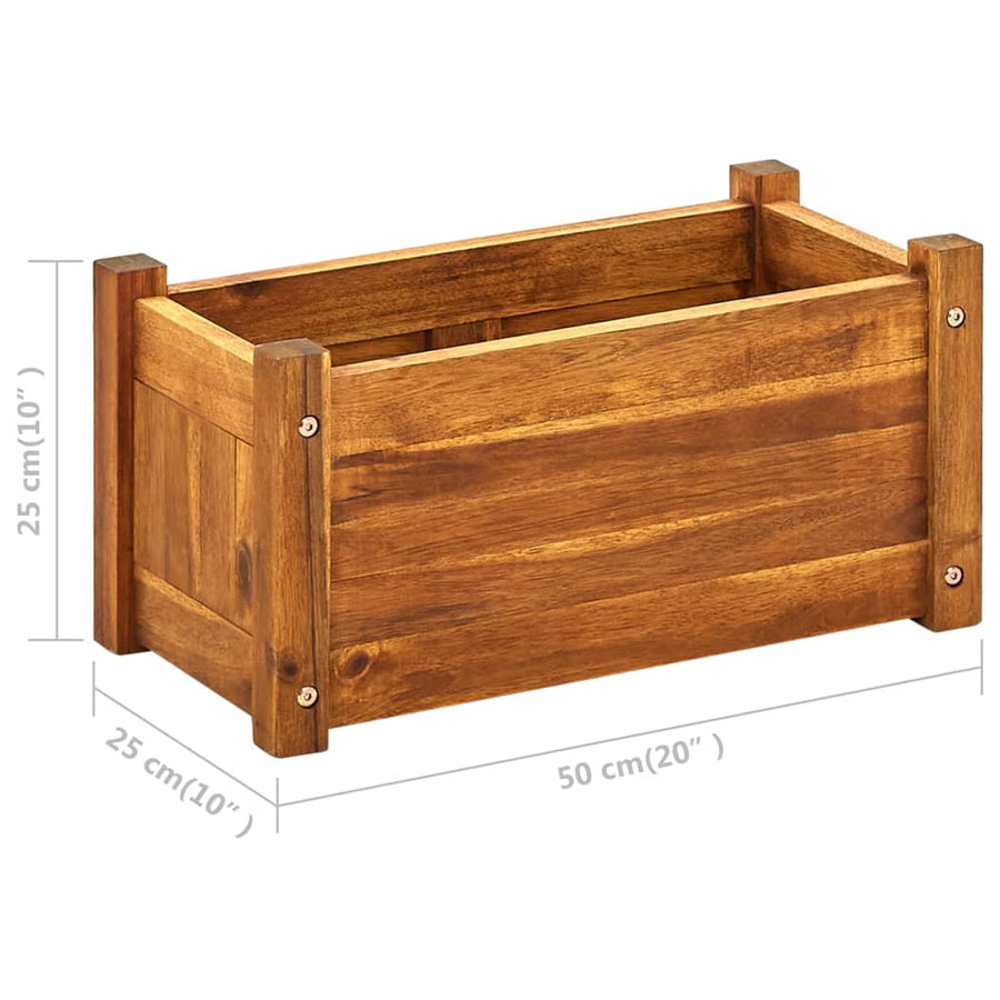 Plantenbak Verhoogd Acaciahout 50 x 25 x 25 cm