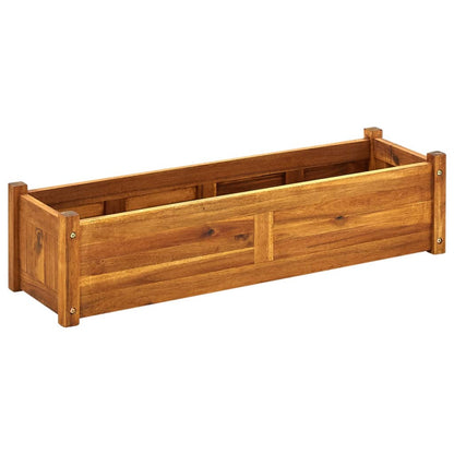 Plantenbak Verhoogd Acaciahout 100 x 30 x 25 cm