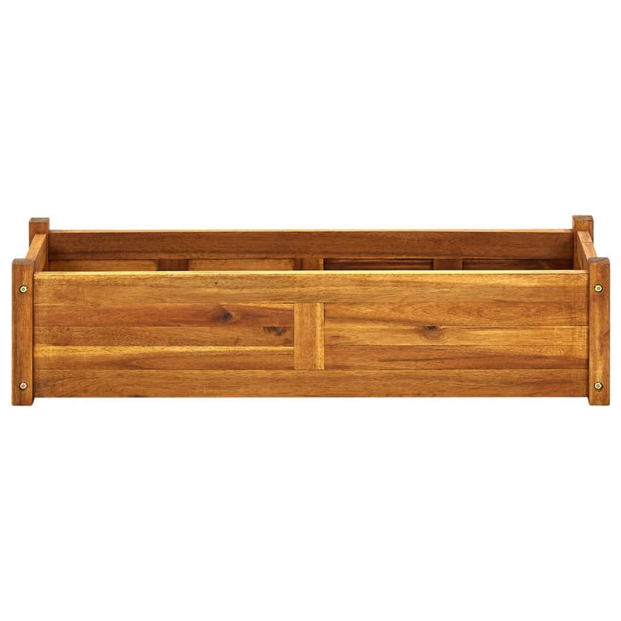 Plantenbak Verhoogd Acaciahout 100 x 30 x 25 cm