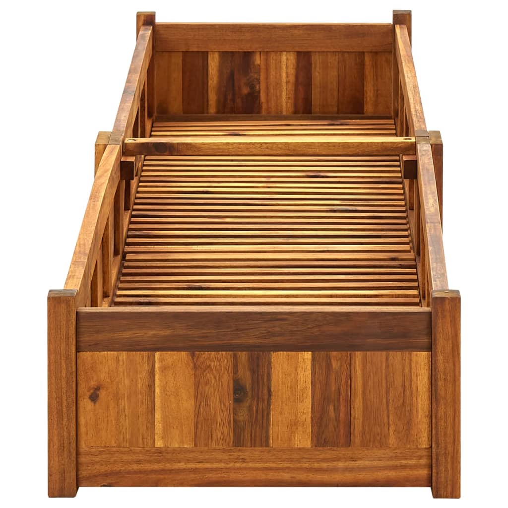 Plantenbak Verhoogd Acaciahout 200 x 50 x 25 cm